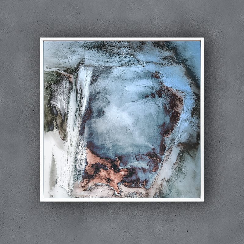 kein weg durch | acryl aufleinwand | 60x60x2 cm | 2014<br>in privatbesitz<br>erhältlich als FinArtPrint auf leinwand kein weg durch | acryl aufleinwand | 60x60x2 cm | 2014