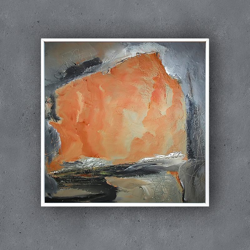 the orange area | acryl auf leinwand | 100x100x2 cm | 2012